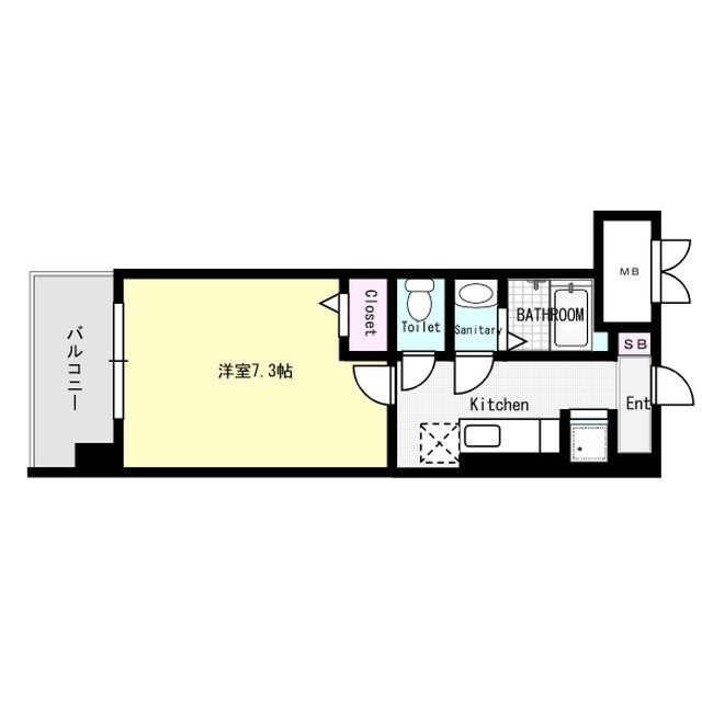フリージア藤尾 間取り図