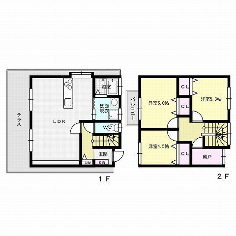 ハートホームA棟 間取り