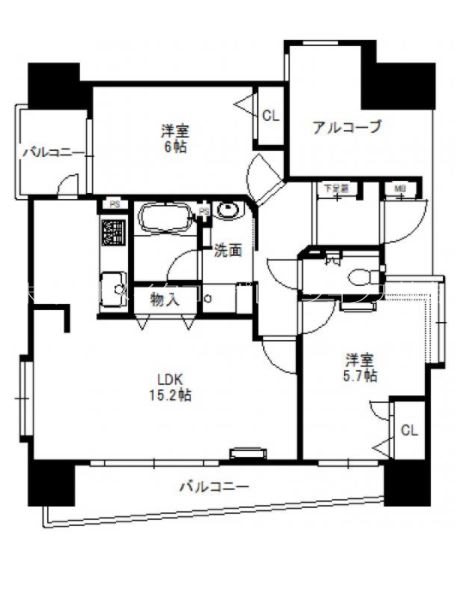 アンピール天神東 間取り