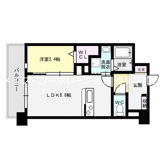 delta brick 間取り
