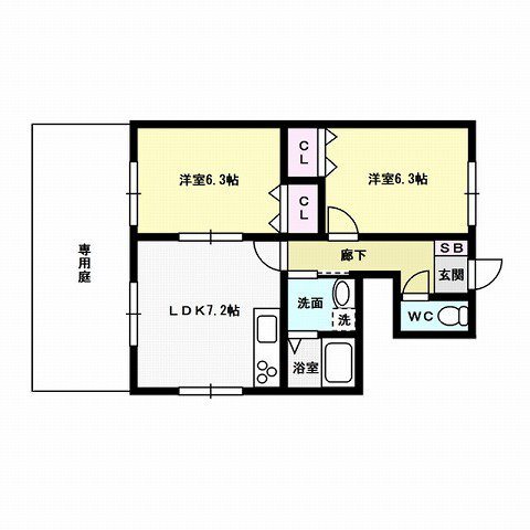 コンフォート賀茂 間取り