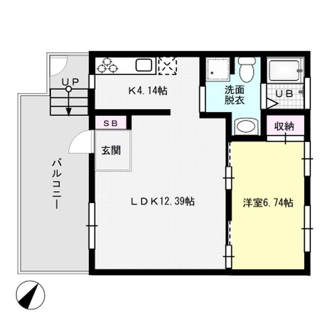 光第1ビル 107号室 間取り
