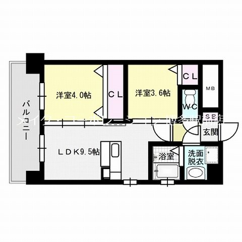 リバティ東比恵 間取り