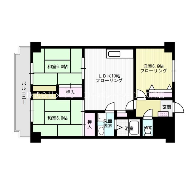 サニーハイム平尾 間取り