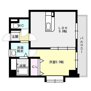 ウインディア室見Ⅵ 間取り