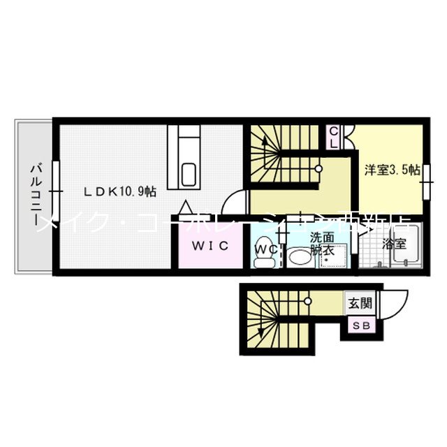 Villetta　Hills福大前 間取り