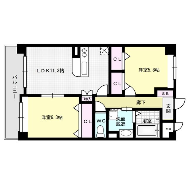 ホープSパレス 間取り