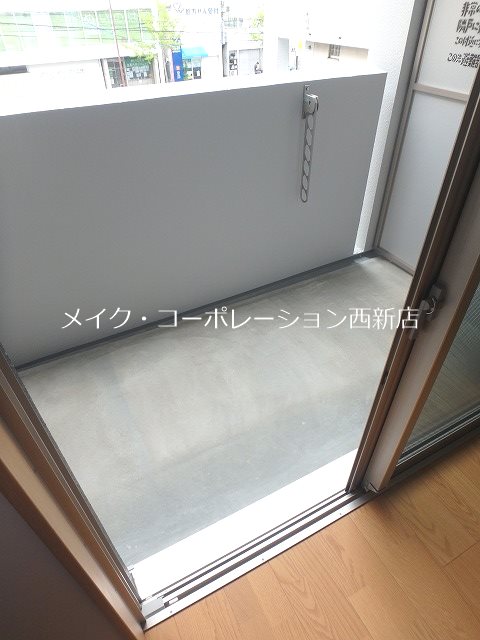 トラストビル姪浜～ネット無料～ ベランダ