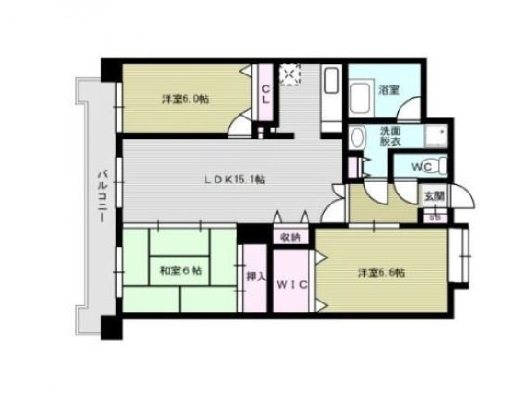 エスポワール福岡 間取り