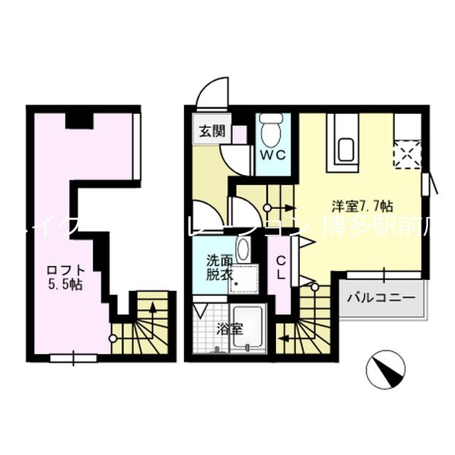 SAKURA HAKATA 間取り