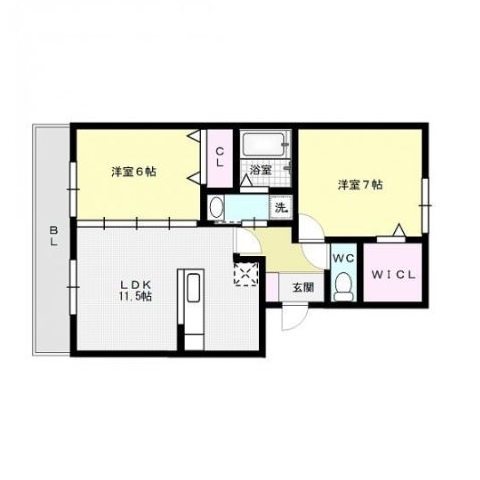 セジュール賀茂 間取り