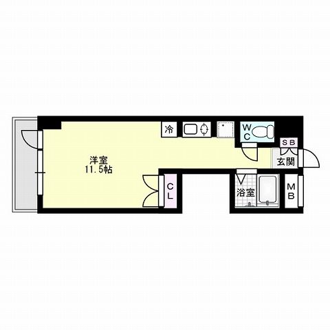 アローズ室見駅前～ネット無料～ 間取り