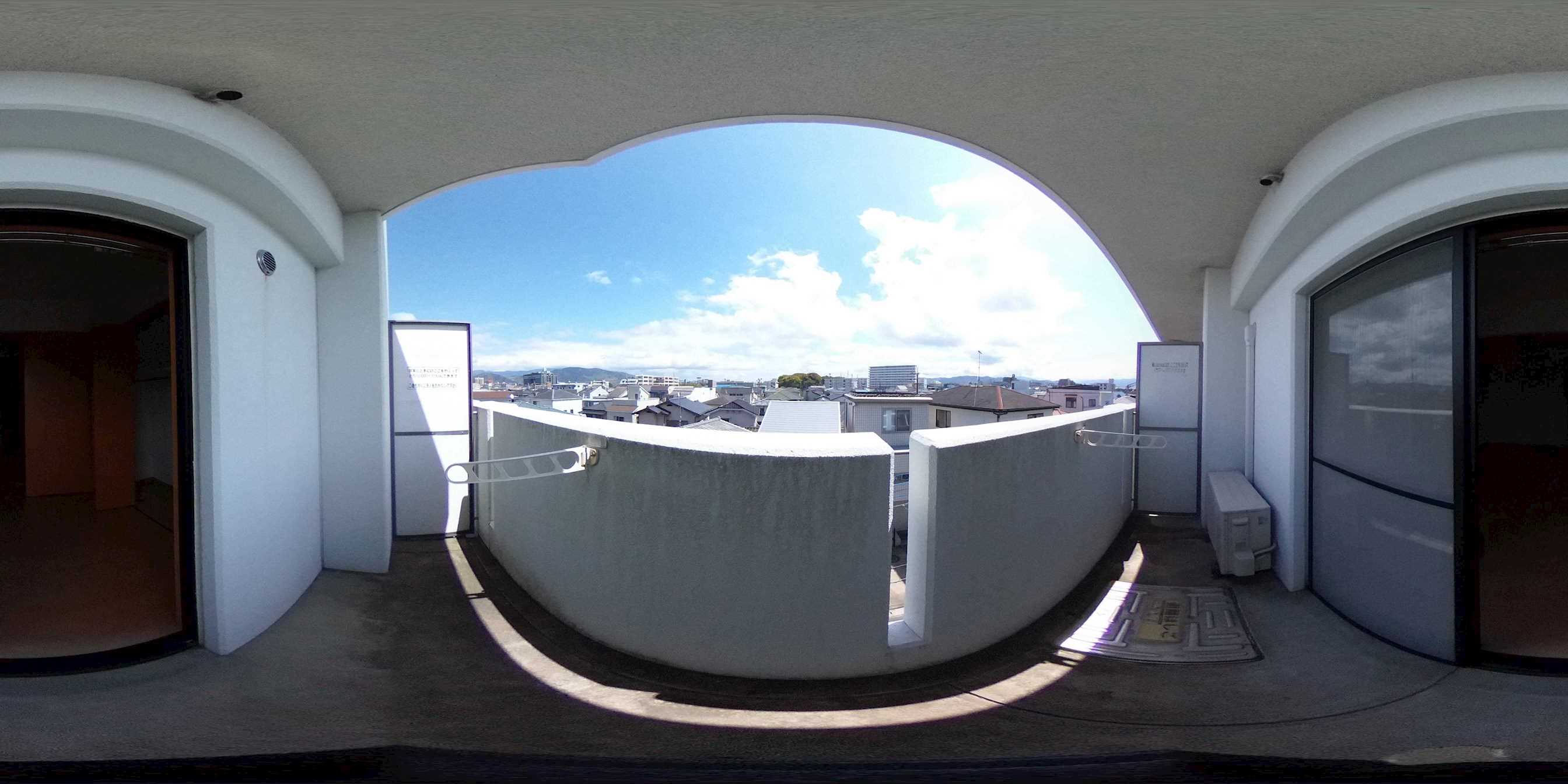 シャンクレール光町 ベランダ