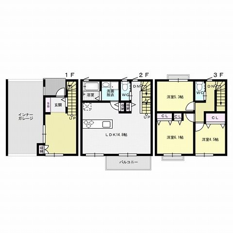 ミッドレジデ室見 間取り