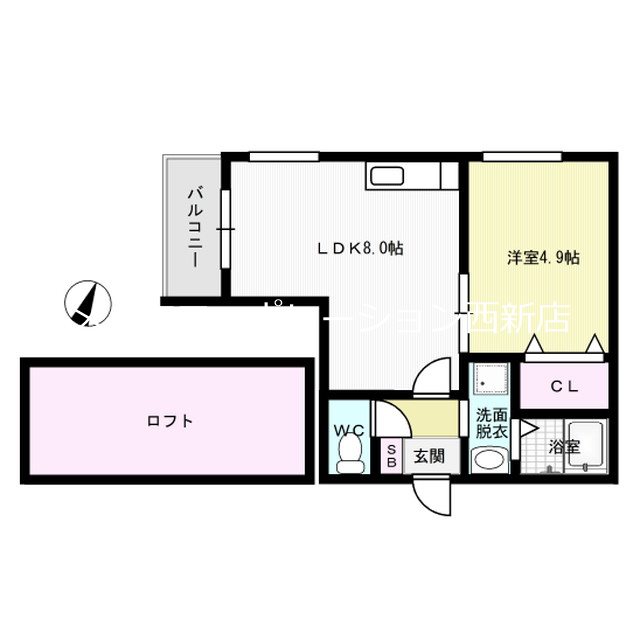 ゆうプラザ別府駅前A棟 間取り