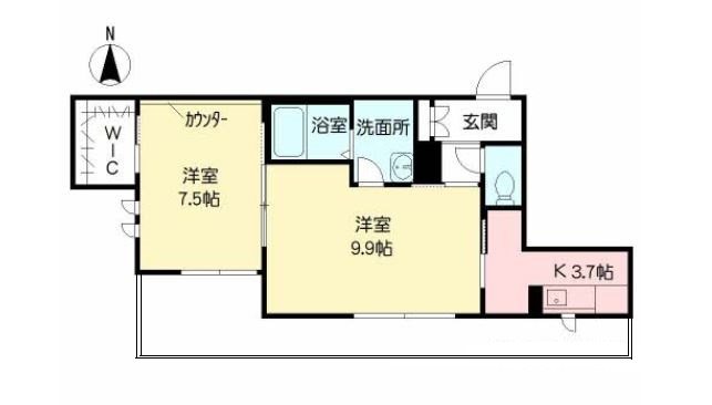 メルヴェイユ次郎丸Ⅱ 間取り