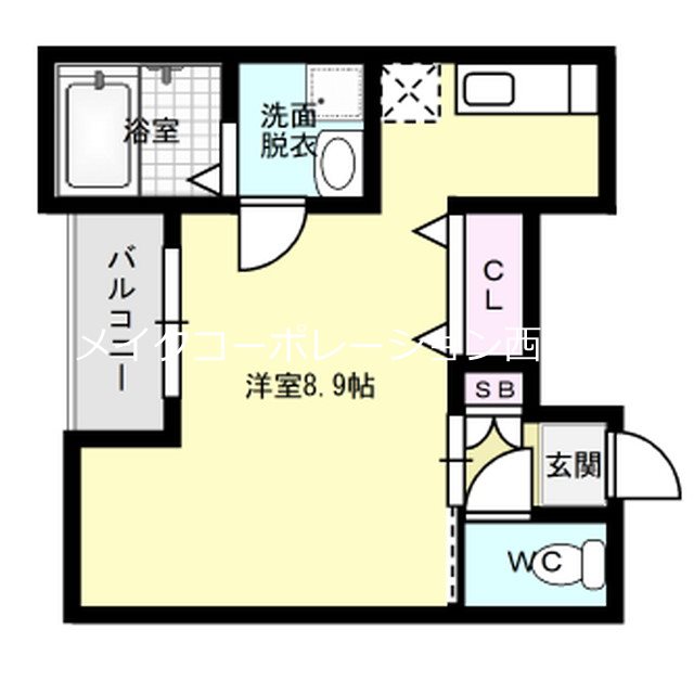 Branche藤崎～ネット無料～ 間取り