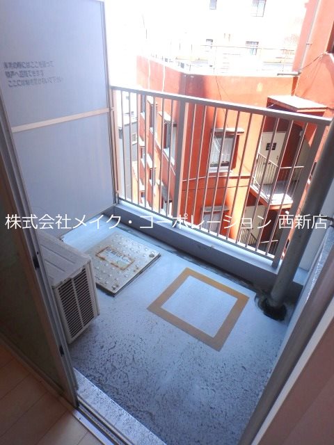 レジディア西新【Hタイプ】 ベランダ