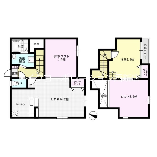ポラリス周船寺駅前 間取り