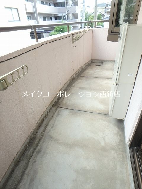 ルピエ西新 ベランダ