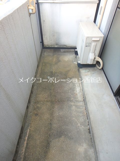 GUコート西新南 ベランダ
