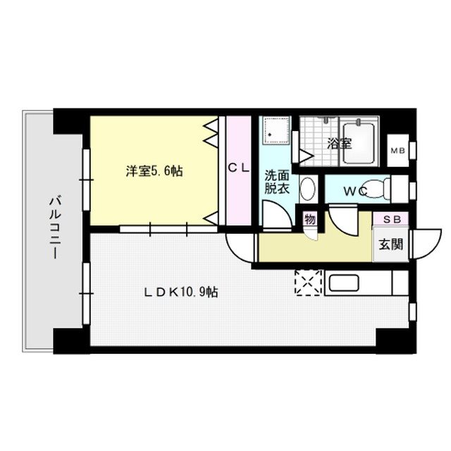 M・ソレイユ21 506号室 間取り