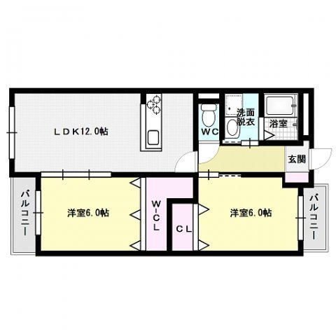 コンフォール別府 間取り
