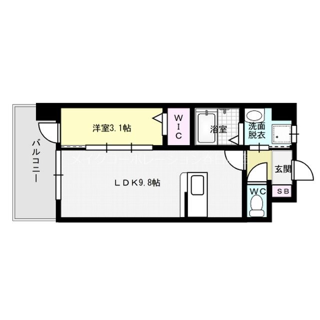 LIFEFIELD春日公園前 407号室 間取り