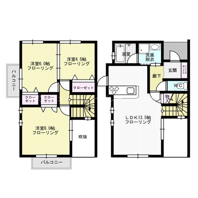 赤坂3丁目戸建 間取り