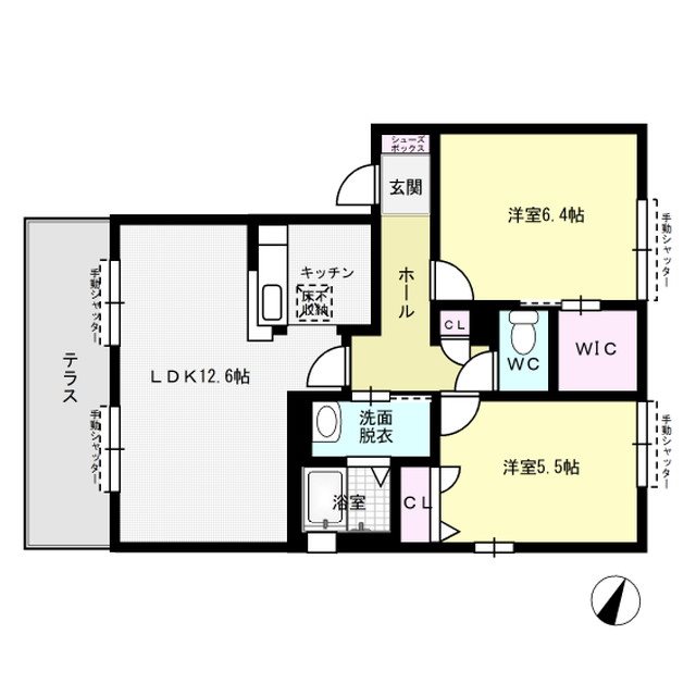 フルリール・メゾン 間取り図