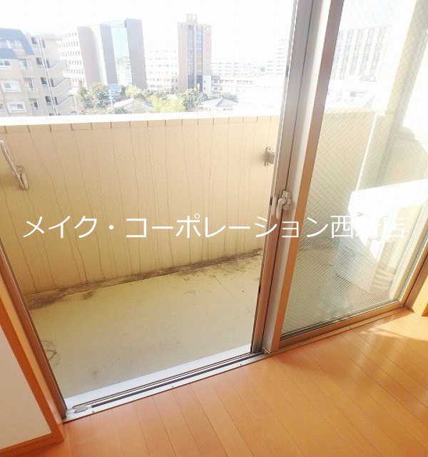 アーバンゲート別府～ネット無料～ ベランダ