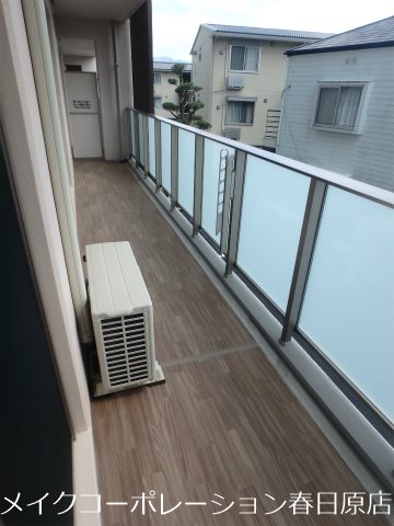 写真は同型タイプ 風河 ベランダ