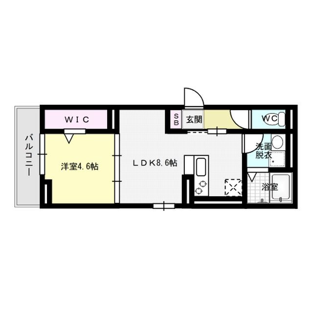 オーブ 301号室 間取り