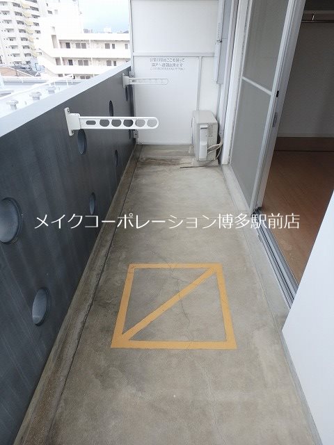 ハイディングプレイス東比恵 ベランダ