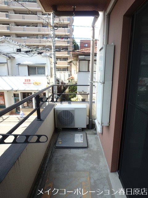 写真は同型タイプ アヴァンティ春日原 ベランダ
