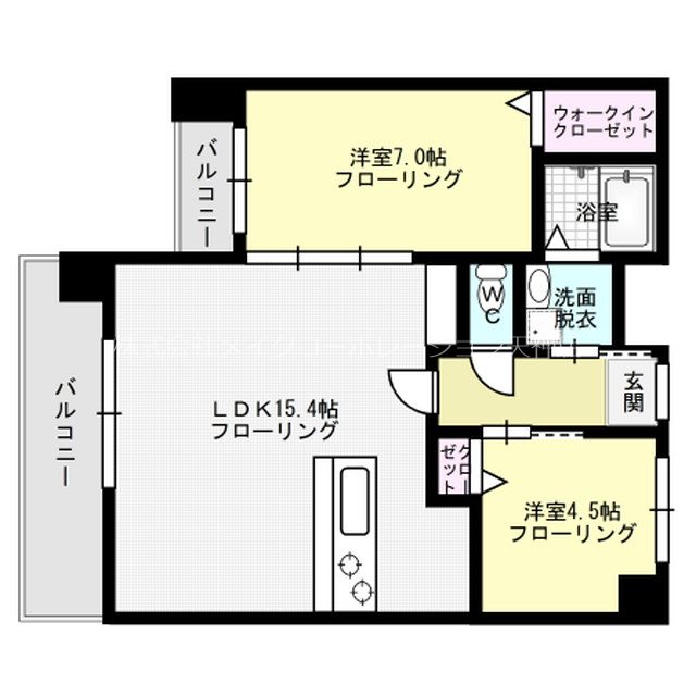 ディアコートパルフェ  間取り