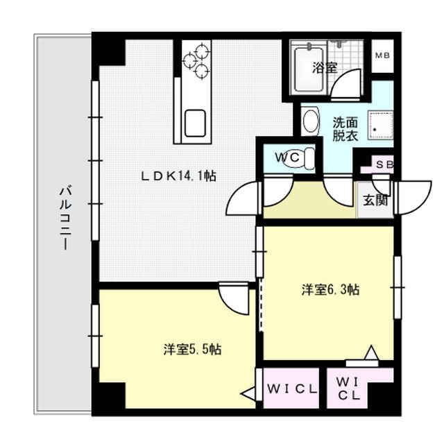 ベルネージュ塩原 間取り