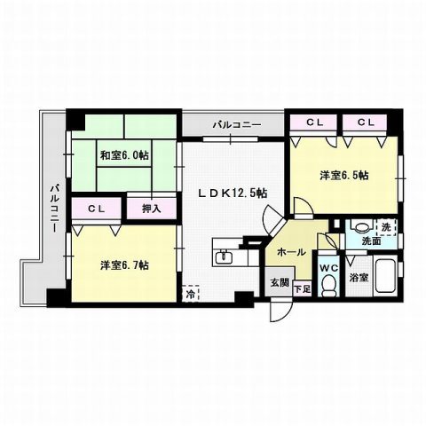 パロリブル 間取り