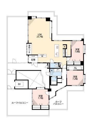 センターパーク大濠 間取り