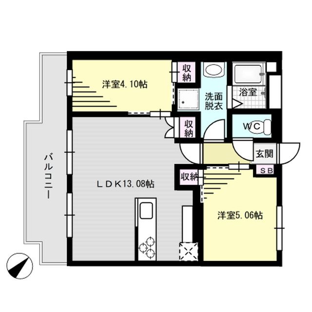 光第2ビル 303号室 間取り