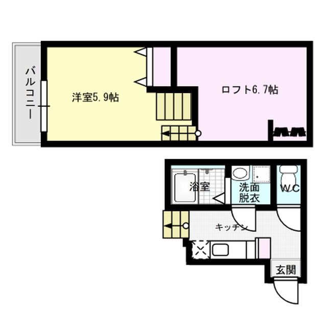 エルカンファウーノ 間取り図