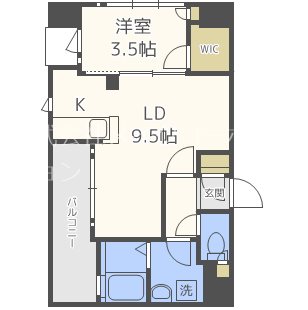ネストピア大濠公園駅前Ⅱ 間取り