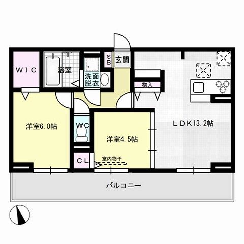 bliss長尾 壱番館 間取り