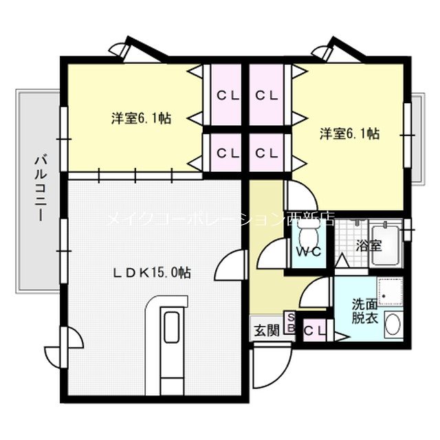 アバンティ田島 間取り