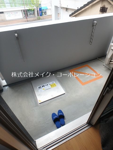 トラストビル姪浜～ネット無料～ ベランダ