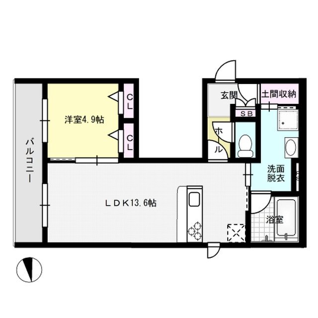 Sha Maison M. O下大利 303号室 間取り
