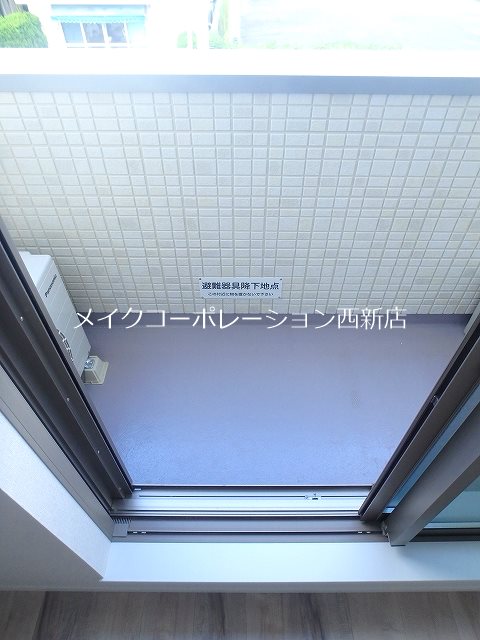 カトレア姪浜Ⅱ～ネット無料～ ベランダ
