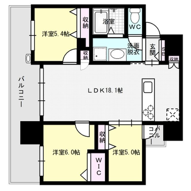 エンクレスト南福岡奏の杜 間取り