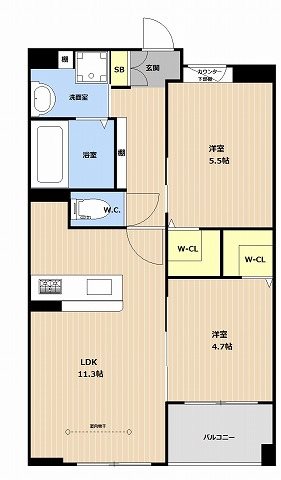 LIBTH高取 間取り
