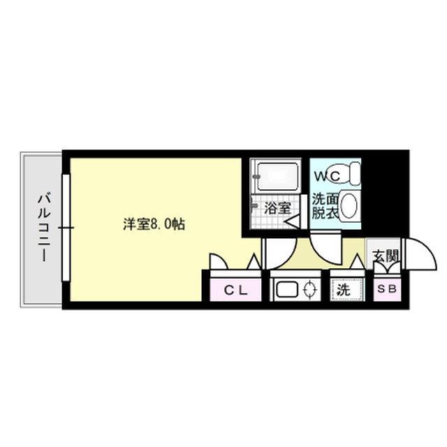 ピュアドーム箱崎ステーション 間取り